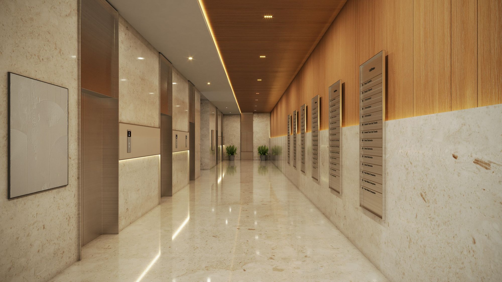 Mondeal Two, ISKCON — Interior
