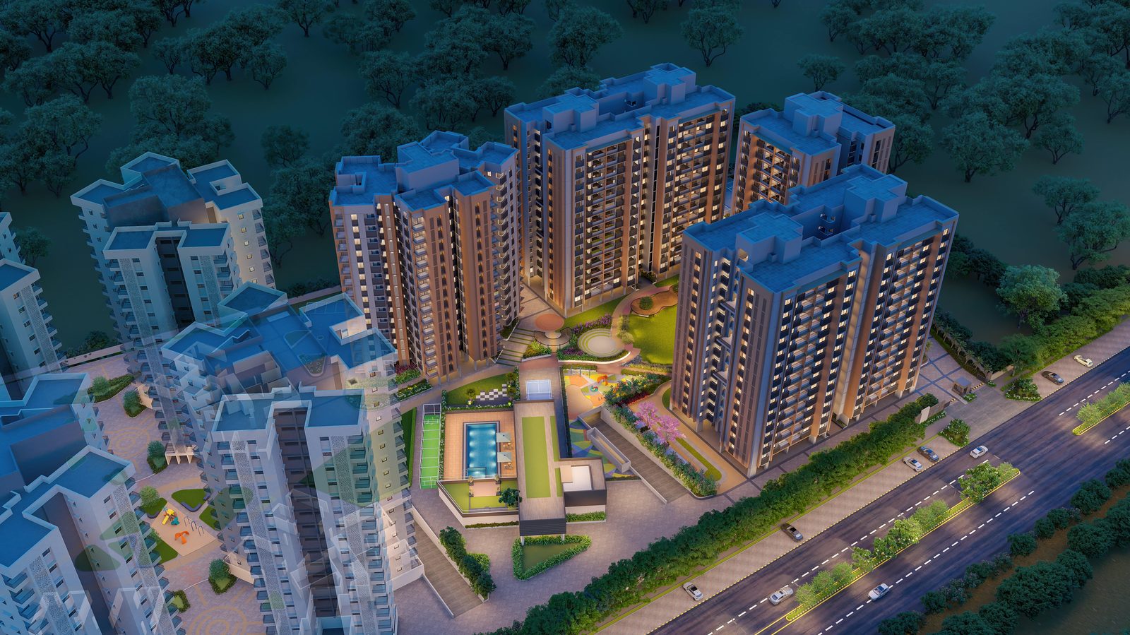 Elysium Novus, Adani Shantigram — developer render