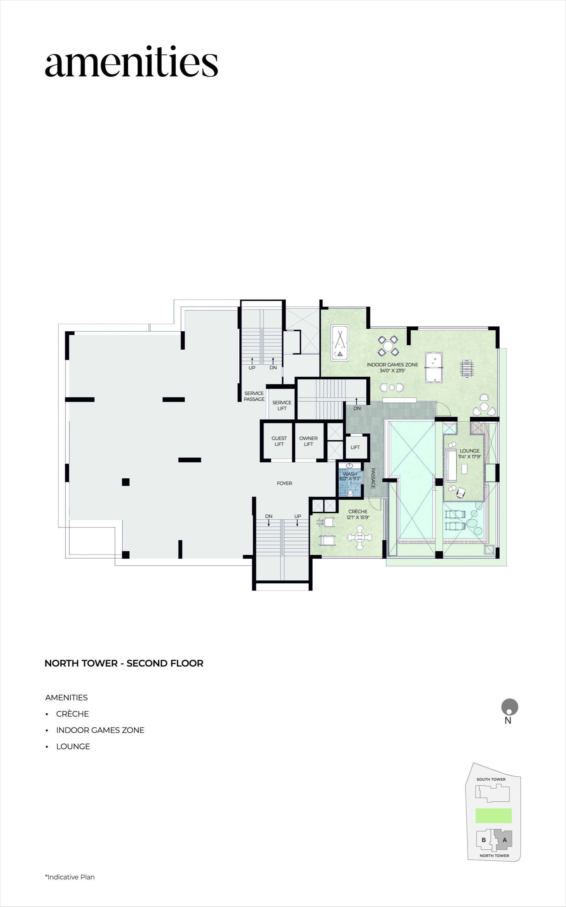 The Storeys Golf Coast — Amenities Plan 3