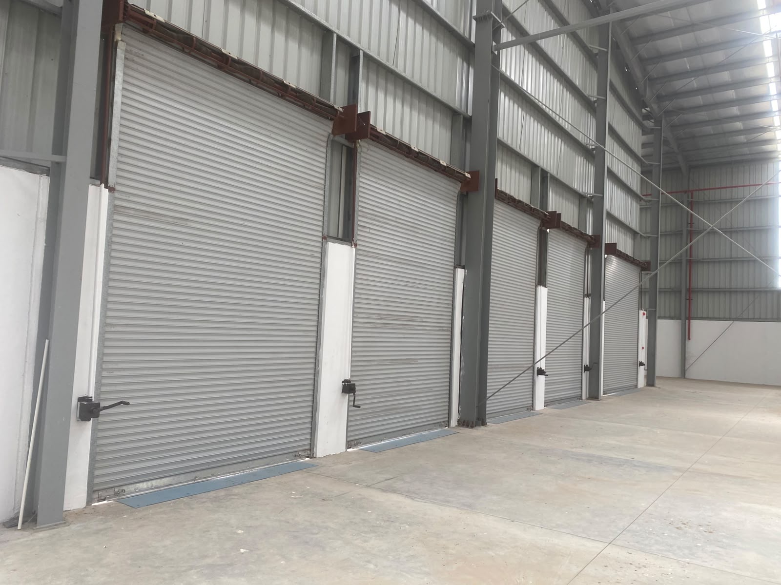 Warehouse in Aslali, Ahmedabad — interior view