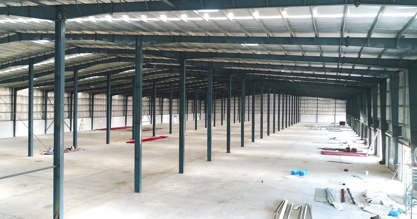 Warehouse in Aslali, Ahmedabad — interior view
