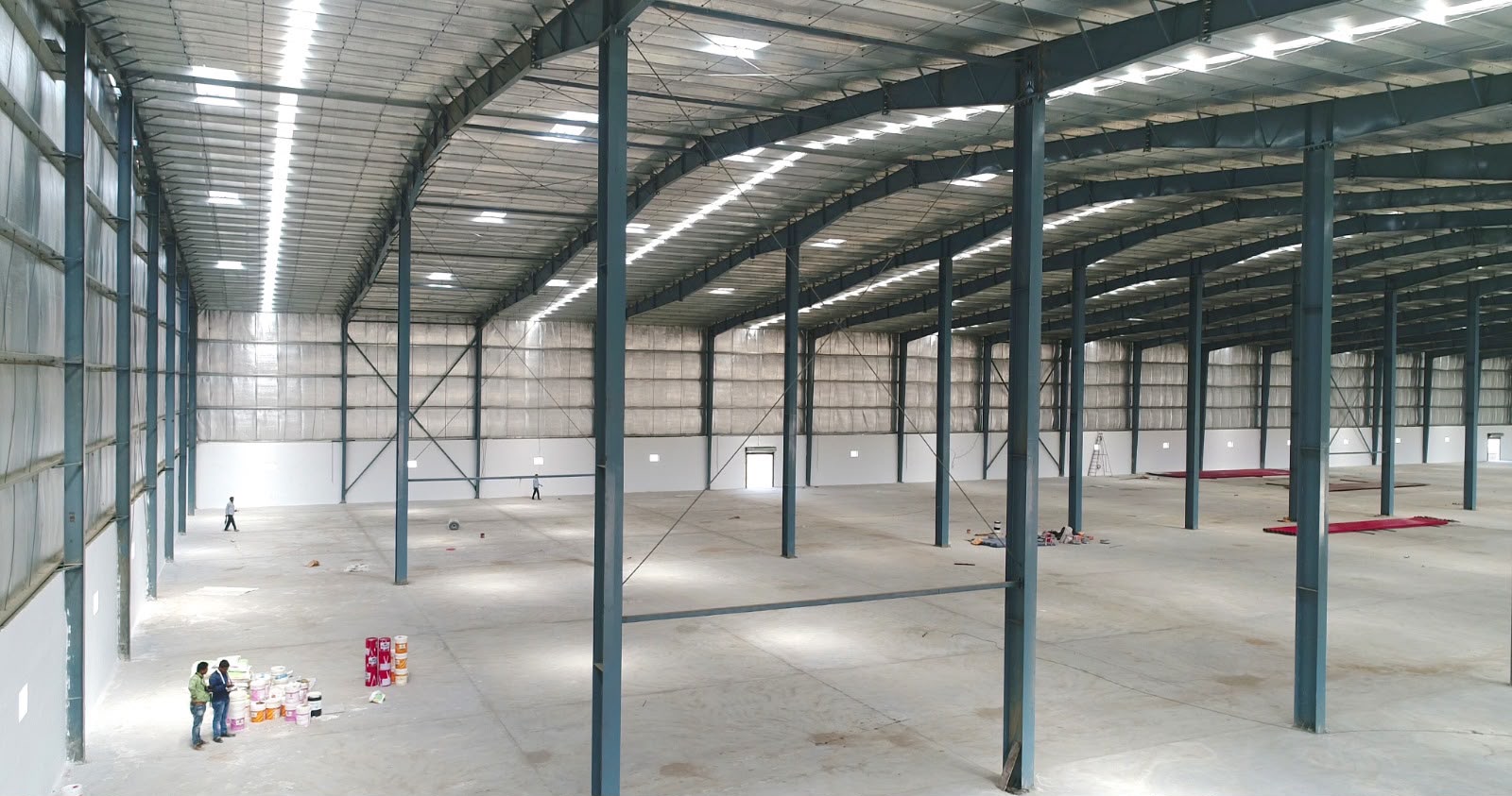 Warehouse in Bhayla, Ahmedabad — interior view