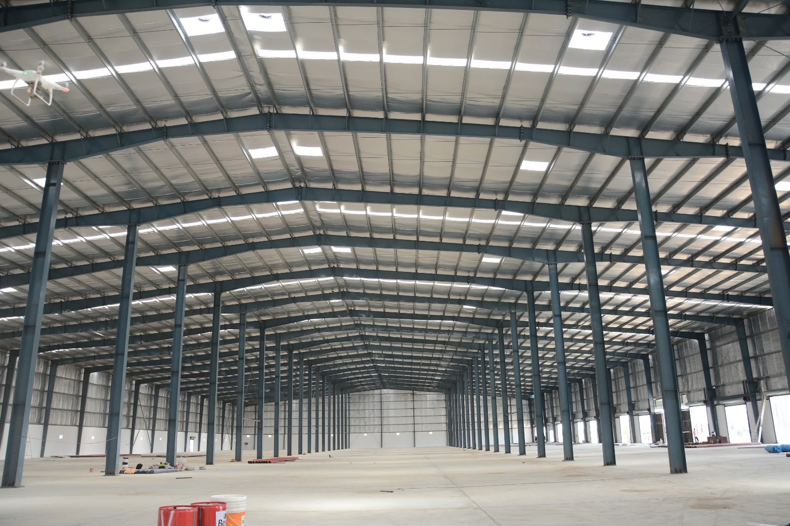 Warehouse in Bhayla, Ahmedabad — interior view