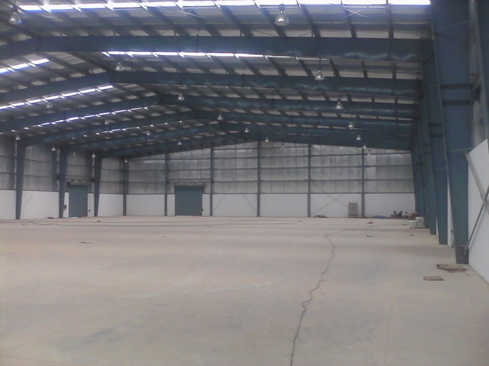 Warehouse in Changodar, Ahmedabad — interior view