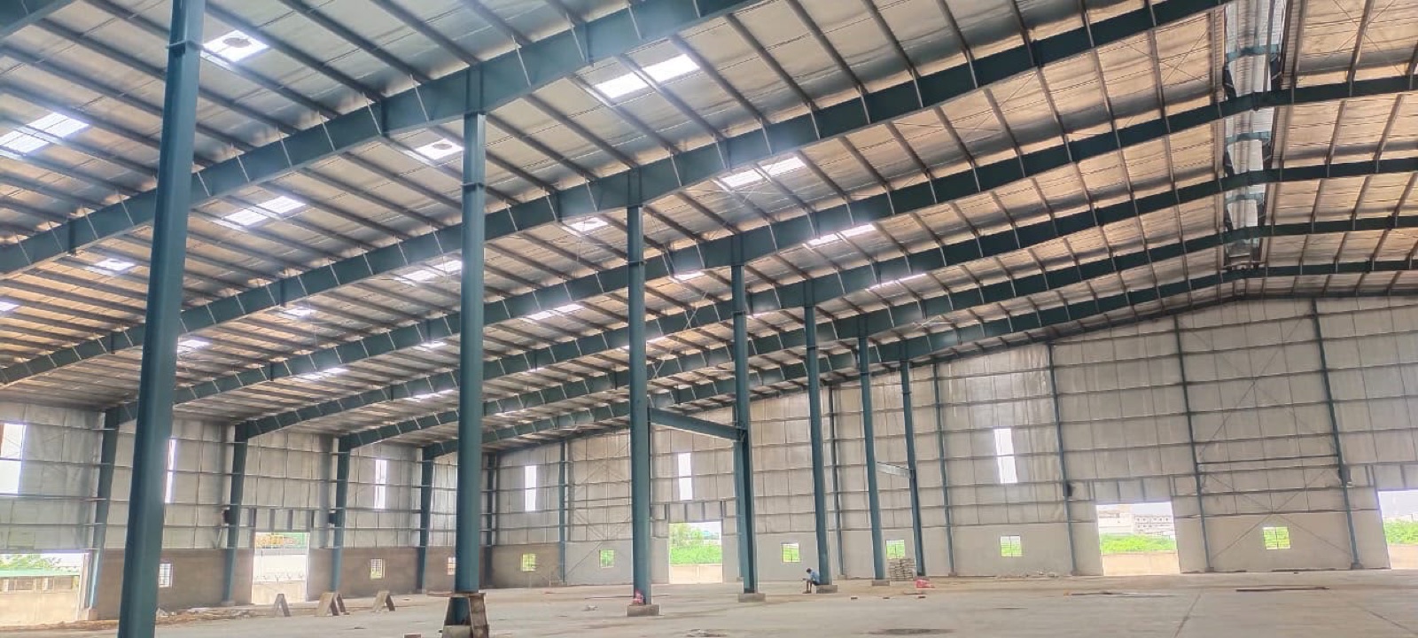 Warehouse in Hariyala, Ahmedabad — interior view