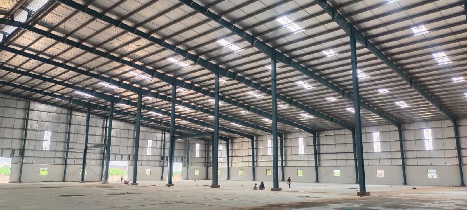 Warehouse in Kamod, Ahmedabad — interior view