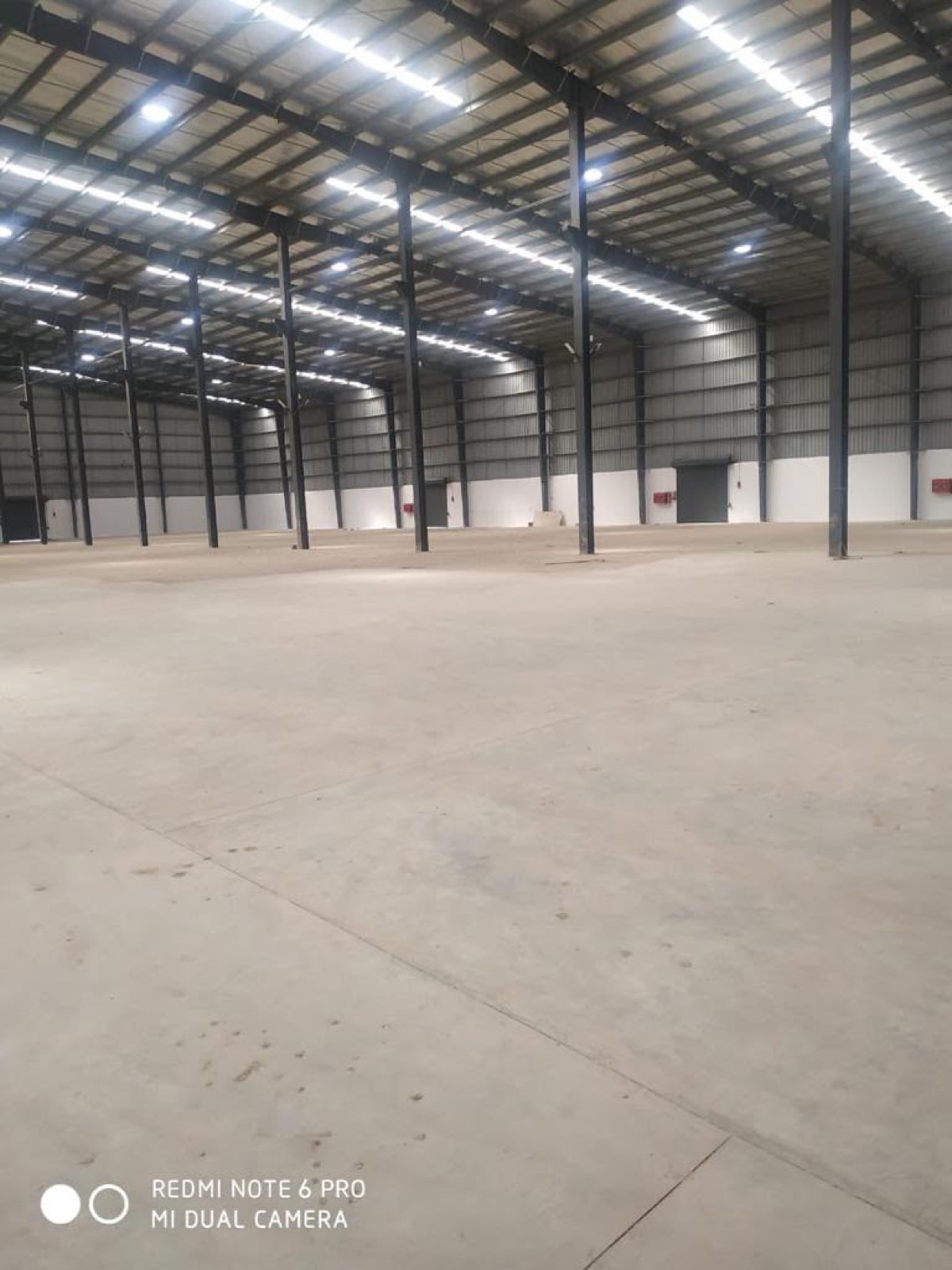 Warehouse in Miroli, Ahmedabad — interior view