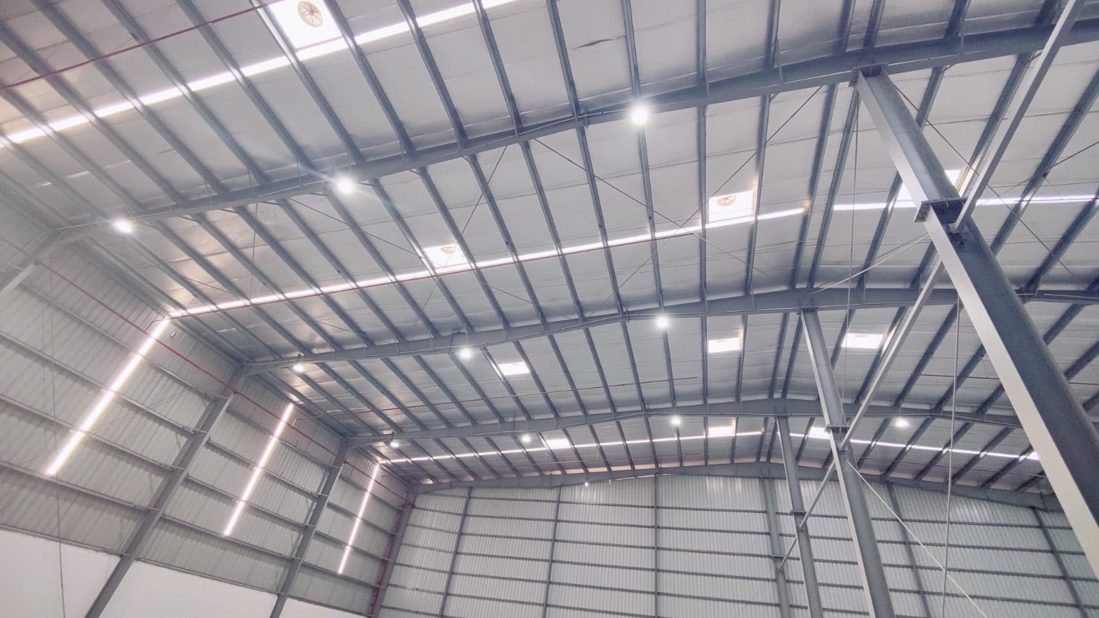 Warehouse in Pirana, Ahmedabad — interior view