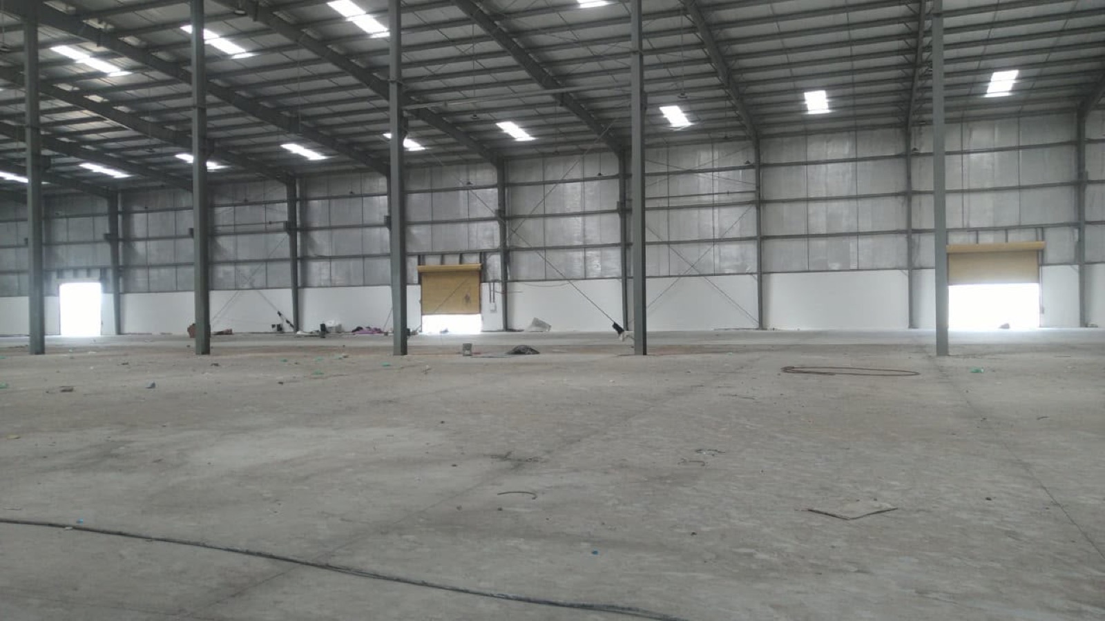 Warehouse in Sanathal, Ahmedabad — interior view