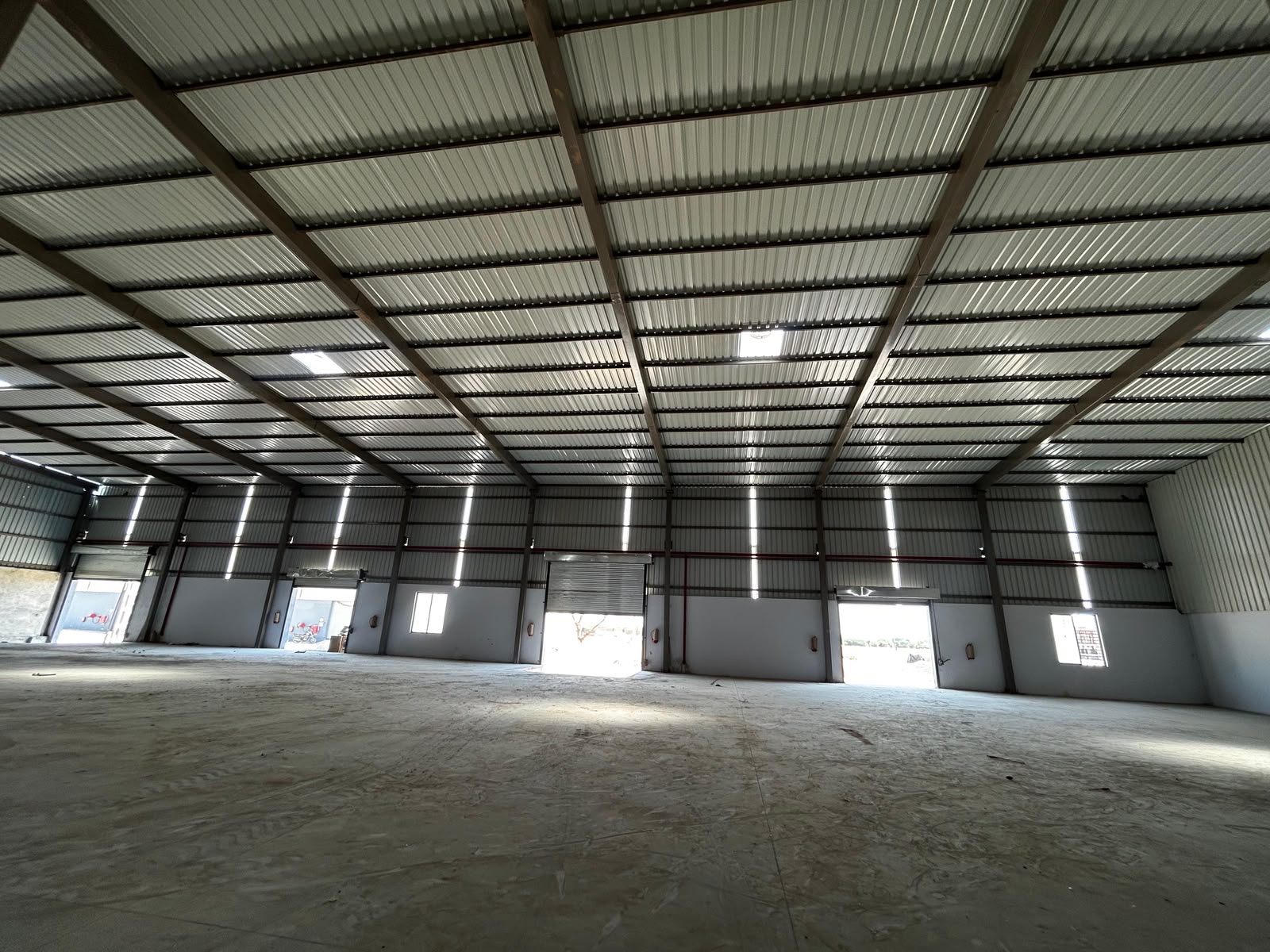 Warehouse in Vadala, Ahmedabad — interior view
