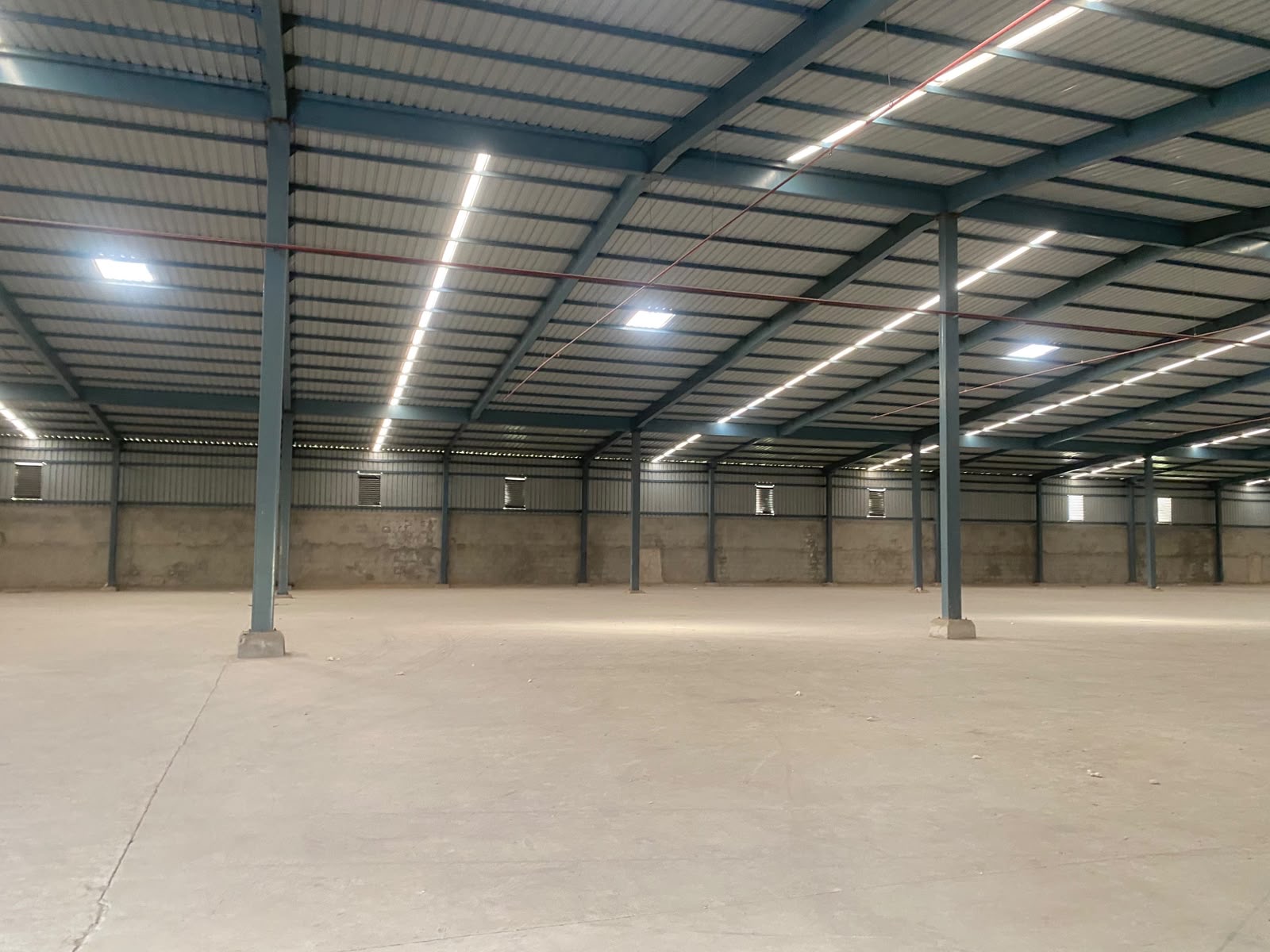 Warehouse in Vadala, Ahmedabad — interior view